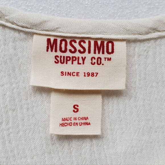 Mossimo Supply Co Tan Sleeveless Blouse. Size S - Picture 4 of 8